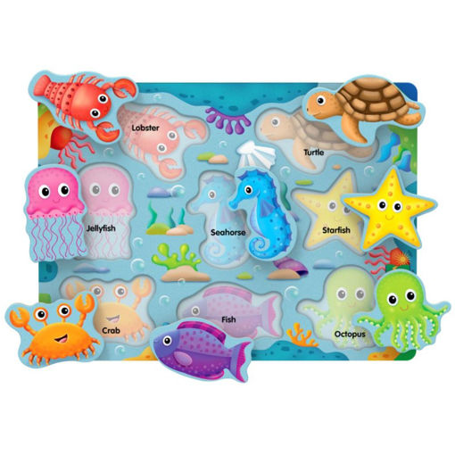 Picture of WOODEN PUZZLE - UNDER THE SEA